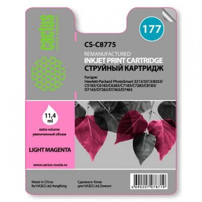 �������� �������� Cactus CS-C8775 �177 ������-��������� ��� HP PS 3213/3313/8253/C5183/C6183/C6283/C7183/C7283/C8183/D7163/D7263/D7363/D7463