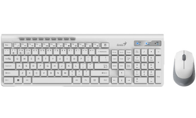  -+ . Genius SlimStar 8230, Dual Color, white gray USB (31340015402)