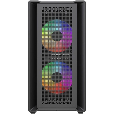������ Powercase Mistral SM04 ARGB, Tempered Glass, Front Nylon Filter, 3x120mm ARGB PWM fans, ������, mATX  (CMMSM04B-A3)