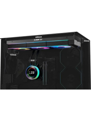������� �������� ���������� Lian-Li HydroShift II LCD-C 360CL ARGB Soc-AM5/AM4/1700/1851 ������ 4-pin 31dB Al+Cu LCD Ret (G89.GHS2LCD36RB.R0)