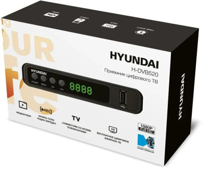 ������� DVB-T2 Hyundai H-DVB520, ������ + Wi-Fi �������
