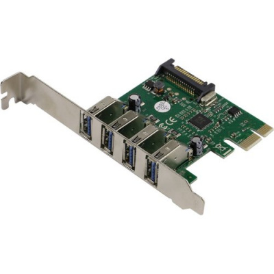 ���������� ExeGate EXE-314 (OEM) PCI-Ex1, USB3.0, 4 port-ext (EX283716RUS)