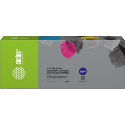 �������� �������� Cactus CS-EPT636100 T6361 ������ (700��) ��� Epson Stylus PRO 7700/7890/7900/9700