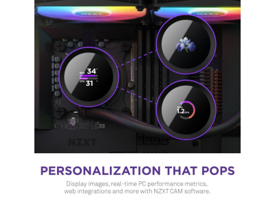��� NZXT Kraken 280 RGB LGA 1700/115x/1200/AM3+/AM4/AM5/sTRX4/TR4 Black (RL-KR280-B1)