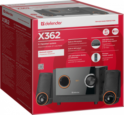  DEFENDER X362 36, BT/FM/MP3/SD/USB/LED/RC