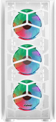 ������ Ginzzu GL390 White RGB �����