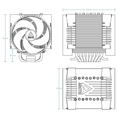    Arctic Cooling Freezer 4U-M Rev. 2 (ACFRE00133B)