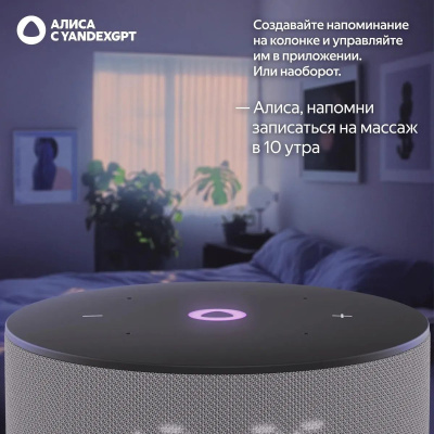 ����� ������� Yandex ������� ���� 3 ����� ����� 12W 1.0 BT/Wi-Fi (YNDX-00027GRY)