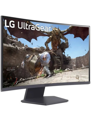 ������� LG 27GS60QC-B 27" Black (VA, ���������, 2560x1440, 180Hz, 1 ms, 178�/178�, 300 cd/m, 3000:1, +2�HDMI 2.0, +DisplayPort 1.4)