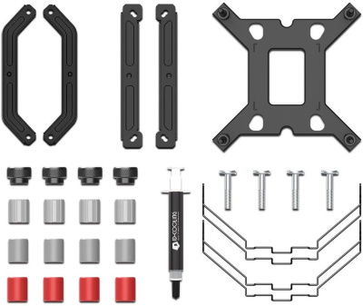 ����� ��� ���������� ID-Cooling SE-224-XTS, ������, Bulk (SE-224-XTS BLACK BULK)