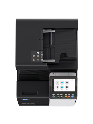 ��� Konica Minolta bizhub C3321i (Color, 33 ���./���, Duplex, 1200x1200, RAM 4GB, 16GB SD, 1,6 GHz, panel 7" sensor, USB/GBE/WiFi(opt.), DADF 80, tray 500+100, full toners, ������ ��������� ������