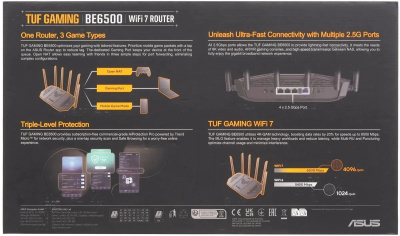 ������ ������������ Asus TUF-BE6500 BE6500 100/1000/2500BASE-T ������ (90IG0920-MO9C00)