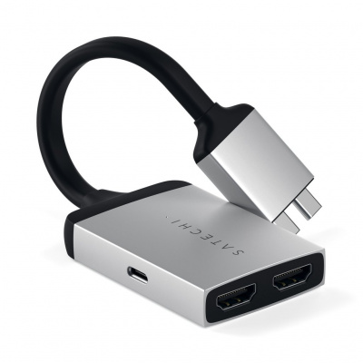 - Satechi Type-C dual HDMI Adapter ,  ST-TCDHAS