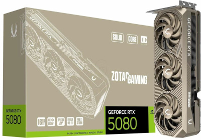 ���������� Zotac NVIDIA GeForce RTX 5080 SOLID CORE 20th Anniversary Edition OC 16GB (ZT-B50800J2S-10P)