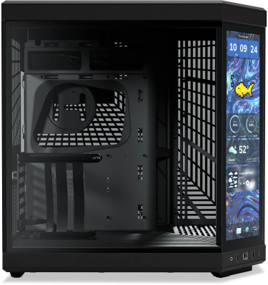������ �� HYTE Y70 Touch Infinite Pitch Black, ��� ��, Midi-Tower, ������ (CS-HYTE-Y70TTI-BB)