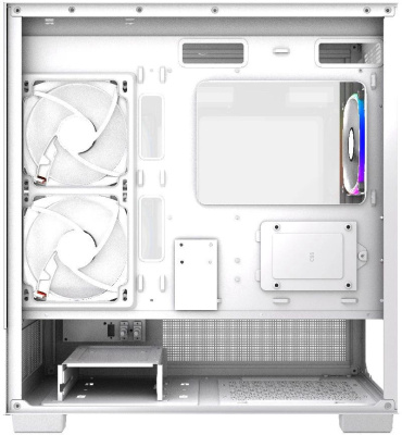 Powercase Vision Micro M3W, Tempered Glass, 3x 120mm ARGB PWM Fan, �����, mATX  (CVMMW-A3)