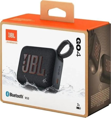 ������� ����������� JBL GO 4 ������ 4.2W 1.0 BT 850mAh (JBLGO4BLK)