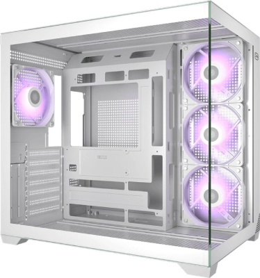 ������ ��� ����� ������� PCCooler C3T700 ARGB WH, Midi-Tower, TG