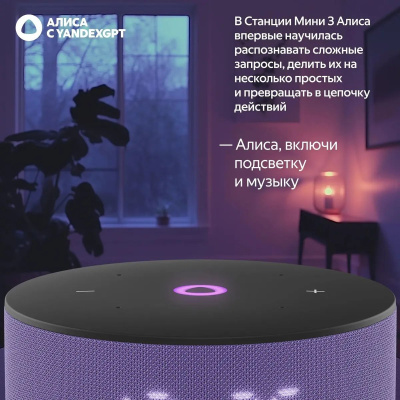 ����� ������� Yandex ������� ���� 3 ����� ������� 12W 1.0 BT/Wi-Fi (YNDX-00027LIL)