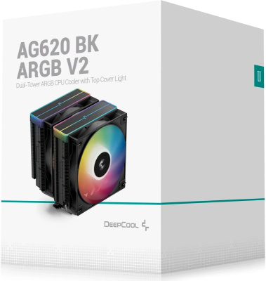 ����� ��� ���������� DeepCool AG620 BK ARGB V2, ������, 120��, Ret
