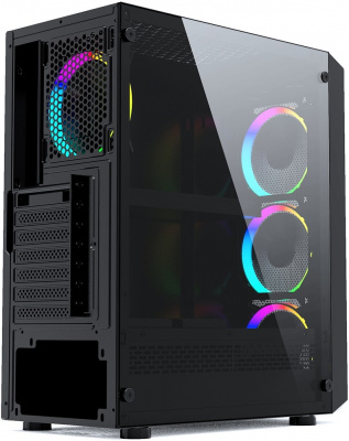  Powercase Mistral Z4 Mesh RGB Black (CMIZB-R4)