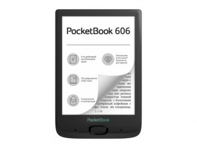   PocketBook 606,  (6" E-Ink Carta, 1024x758, 8Gb) (PB606-E-RU)