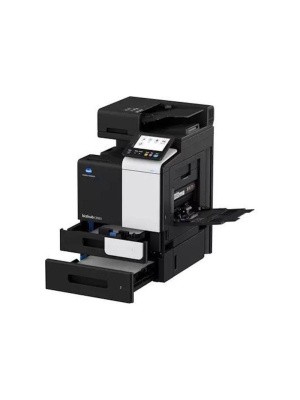 ��� Konica Minolta bizhub C3321i (Color, 33 ���./���, Duplex, 1200x1200, RAM 4GB, 16GB SD, 1,6 GHz, panel 7" sensor, USB/GBE/WiFi(opt.), DADF 80, tray 500+100, full toners, ������ ��������� ������