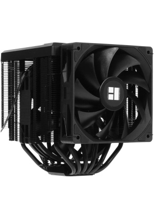 ����� ��� ���������� Thermalright Peerless Assassin 140 Digital Black (4-pin PWM, 165mm, Ni/Cu, 6x6mm, 1x120mm + 1x140mm, 82.CFM, 29.6dBA, 1850RPM, S: 1200, 1700, 1851, 115X, 2011, 2066, AM4, AM5, black)