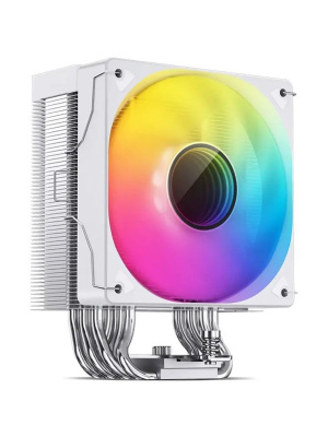 ����� JONSBO CR-1000 V2 PRO ARGB (230W, 4-pin PWM, 157mm, Al/Cu, 6x6mm, ARGB, 1x120mm, 59.48CFM, 32.0dBA, 1500RPM, S: 1700/1200/115X, AM4/AM5 White)