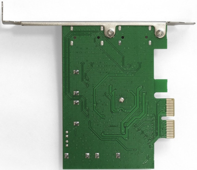 ����� ���������� Exegate EXE-502 ��������� PCI-Express 2.0, ������������ ��� ����������� 4-x SATA ��������� � ����������, � ������������ �������� RAID ��������, ��������� Windows � Linux