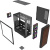 ������ HSPD F760-TGBK-ARGB, Midi-Tower, ��� ��, Black