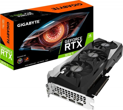  Gigabyte PCI-E 4.0 GV-N307TGAMING-8GD NVIDIA GeForce RTX 3070TI 8192Mb 256 GDDR6X 1830/19000 HDMIx2 DPx2 HDCP Ret