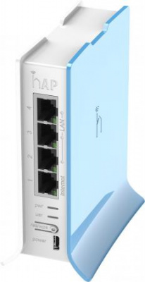 ������ MikroTik hAP Lite Tower RB941-2nD-TC 802.11n 2.4��� 400Mbps 22dBM 3xLAN
