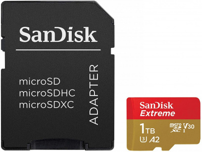   microSD 1Tb Class10 Sandisk SDSQXA1-1T00-GN6MA Extreme + adapter