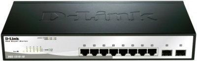 ���������� D-LINK DGS-1210-10/F1A ����������� 8 ������ 10/100/1000Mbps
