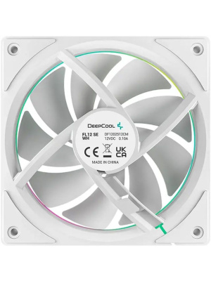 ���������� DEEPCOOL FL12 SE WH 3 IN 1 120x120x25�� (PWM, ARGB, �����, 400-1900��/���) Color BOX
