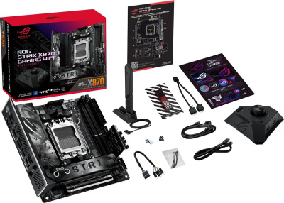 ����������� ����� ASUS ROG STRIX X870-I GAMING WIFI, SocketAM5, AMD X870, mini-ITX, Ret 90MB1IW0-M0EAY0