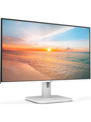 ������� 23.8" Philips 24E1N1100AW 1920x1080, WLED, 16:9, IPS, 300cd, 1300:1, MID, 4ms, 178/178, VGA, HDMI, 120Hz, Speakers, Tilt, Inter, VESA, White, 3y