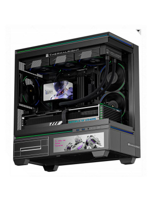 ������� �������� ���������� Thermalright Wonder Vision 360 Turbo ARGB Soc-AM5/AM4/1200/1700/1851 ������ 4-pin 28.1dB Al LCD Ret (W-VISION-TURBO-360-BL-ARGB)
