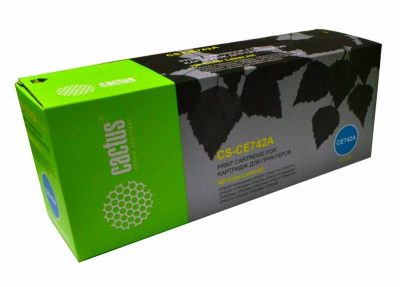 �����-�������� Cactus CS-CE742A ��� HP Color LaserJet CP5220 Professional CP5221 yellow, 7300 ���