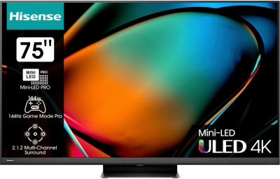 ��������� Hisense 75" 75U8KQ MiniLED Ultra HD 4k SmartTV