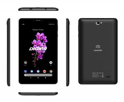  Digma CITI 8000 SC9863 (1.6) 8C/RAM4Gb/ROM64Gb 8" IPS 1920x1200/3G/4G/Android 9.0//5Mpix/2Mpix/BT/GPS/WiFi/Touch/microSD 128Gb/minUSB/4000mAh