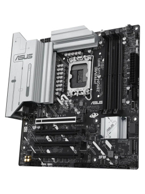 ����������� ����� ASUS PRIME Z890M-PLUS WIFI, LGA1851, Z890, 4*DDR5, 6*SATA, 3*M.2, 5*USB 3.2, 4*USB 2.0, Type-C, 3*PCIx16, HDMI+DP, mATX; 90MB1J80-M0EAY0