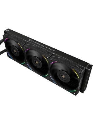 ��� Thermalright Frozen Vision 360 V2 (360mm, LED, Black, ARGB/ Fans: 3x120mm, 69CFM, 27dBA, 2150RPM/ Pump height 60mm, 23dBA, 3000RPM, Rad thickness 27mm/ S: 1700, 1200, 1851, 115X, 2011, 2066, AM5, AM4)