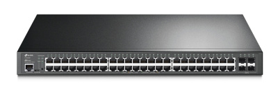 ����������� ���������� Tp-link JetStream TL-SG3452 2‑�� ������ � 48 ����������� ������� RJ45 � 4 ����������� ������� SFP