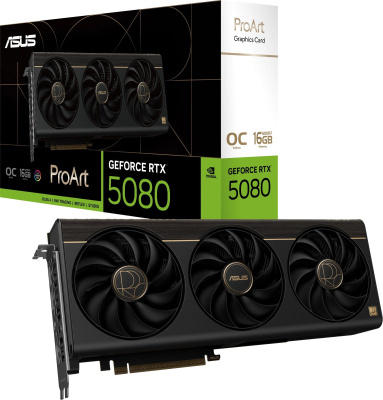 ���������� Asus NVIDIA GeForce RTX 5080 16�� ProArt, GDDR7, OC, Ret PROART-RTX5080-O16G
