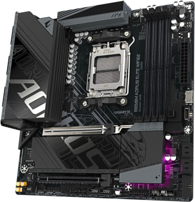 ����������� ����� Gigabyte B850M AORUS ELITE WIFI6E SocketAM5 AMD B850, mATX, Ret