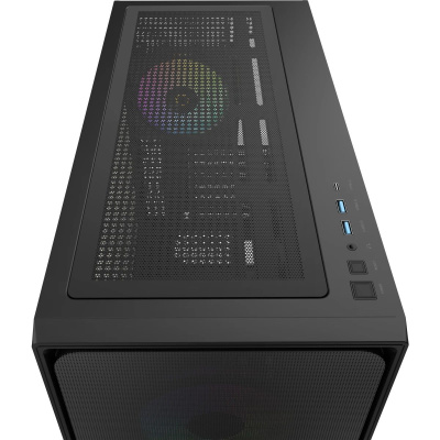������ Case Ocypus Gamma C70 BK ARGB ATX / win / black / 4 ARGB fans / no PSU / Tempered Glass