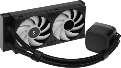 ������� �������� ���������� Deepcool LP240, LCD, 4-pin, ARGB, 120��, ������, retail R-LP240-BKMSNC-G-1