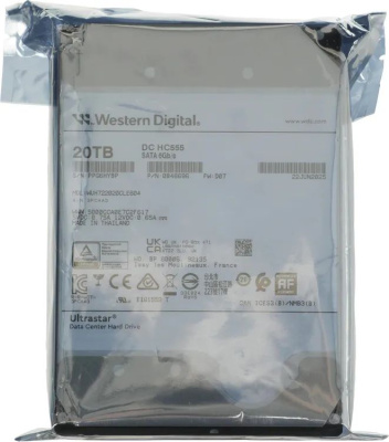Ƹ����� ���� 20TB SATA-III WD DC HC555 (0B48696)